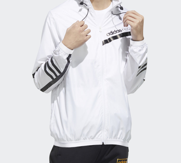 adidas neo M Cs 3s Wb Sports Jacket White GK5882