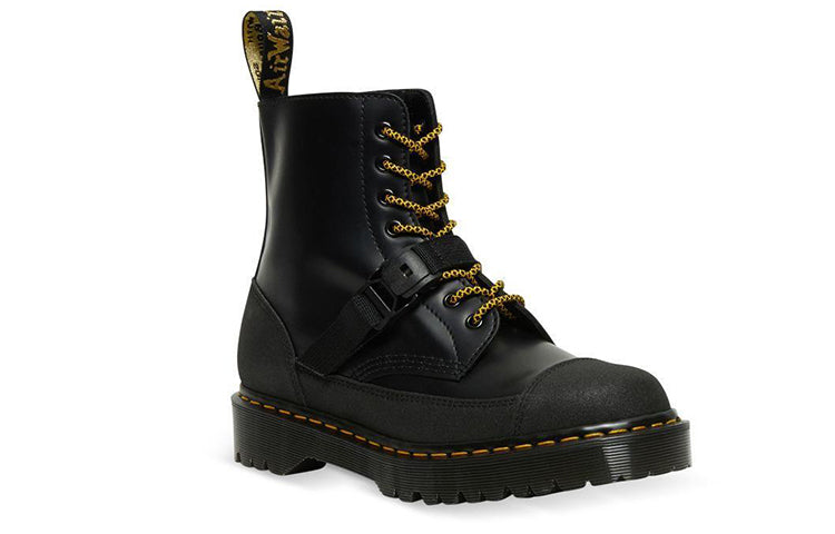 Dr.Martens 1460 Bex Tech Made in England Leather Lace Up Boots 'Black' 26881001