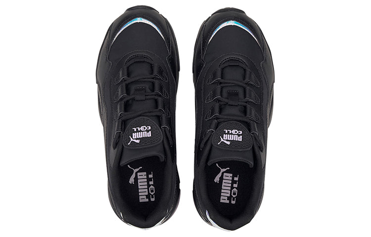 (WMNS) PUMA Cell Stellar Glow Low-top Running Shoes Black/Purple 371707-03