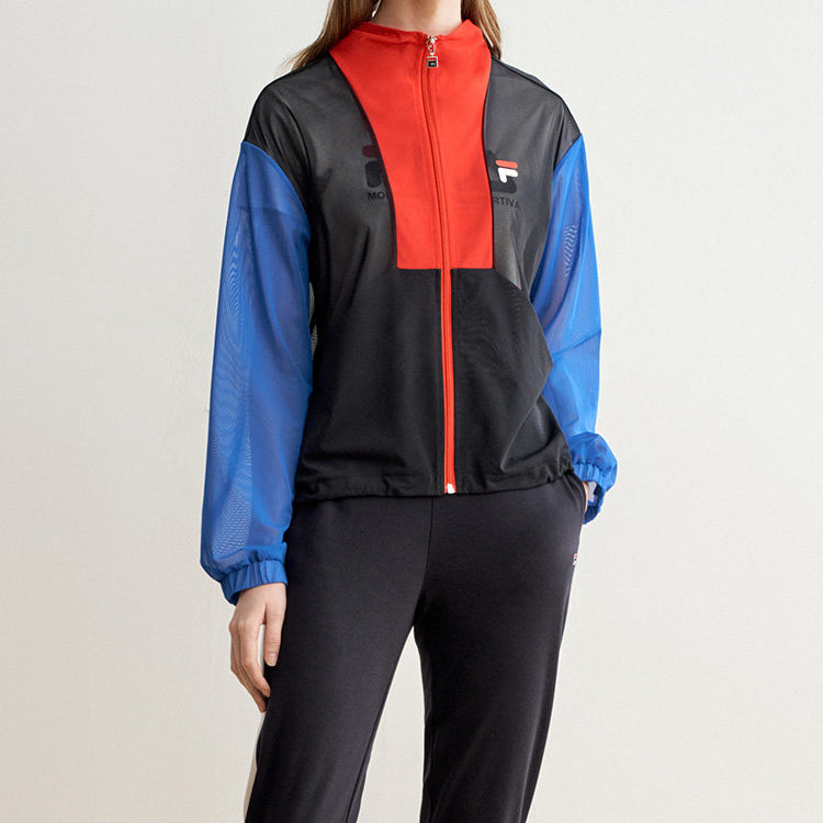 (WMNS) FILA Knitted Sports Jacket Blue F11W028704F-NV
