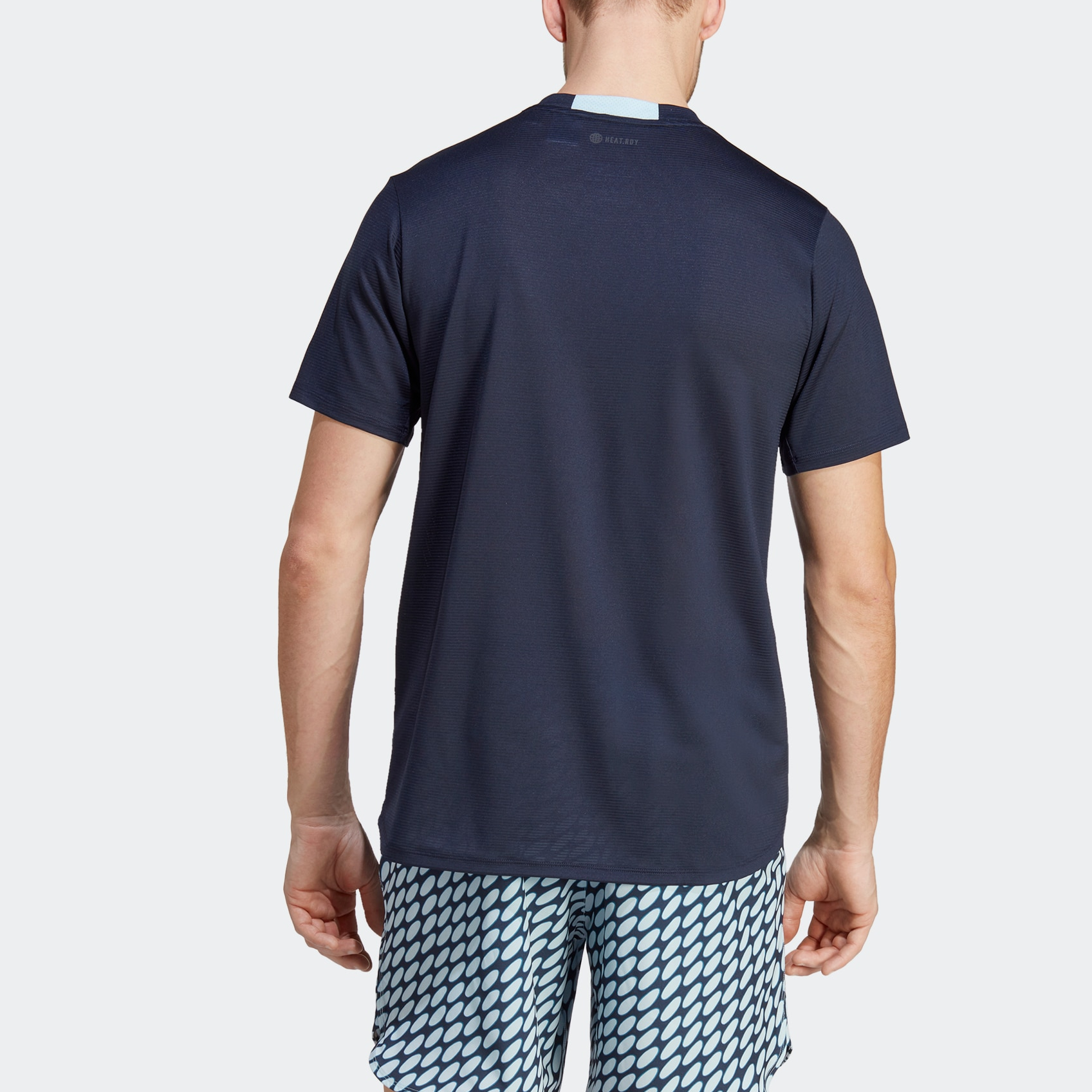 adidas x Marimekko Designed for Training T-shirt 'Navy' HR8208