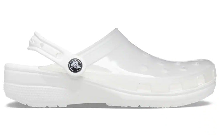 (WMNS) Crocs Jelly Crocs Transparent Unisex White Sandals 206908-100