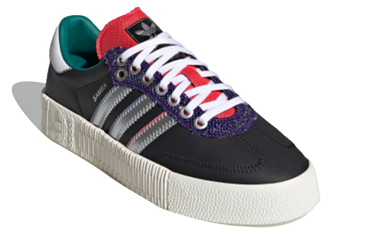 (WMNS) adidas Sambarose 'Core Black Silver Metallic' FW9617