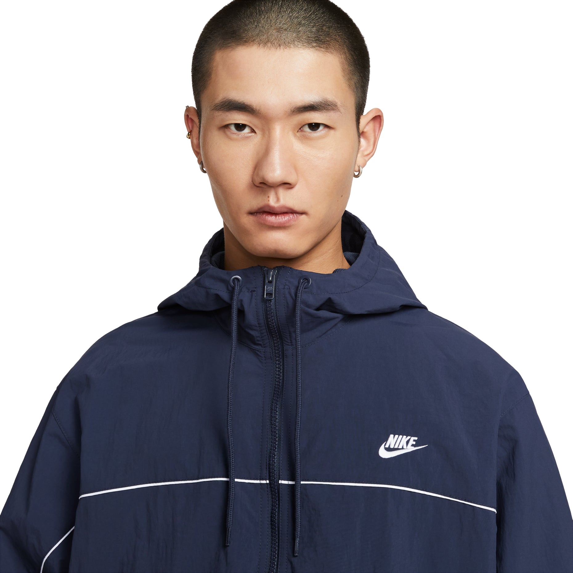 Nike Club Hooded Loose-Fit Jacket 'Obsidian' HJ2013-451