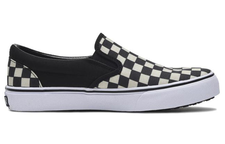 Vans Slip-On Black White Grid Japanese Version Black And White 587212-0004