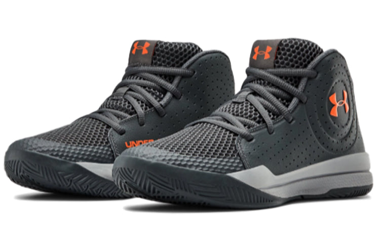 (GS) Under Armour Jet 2019 Grey/Orange 3022121-101