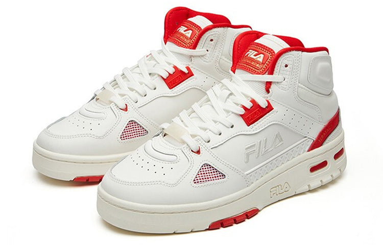 (WMNS) FILA Teratach High Top White/Red F12W111211FWR
