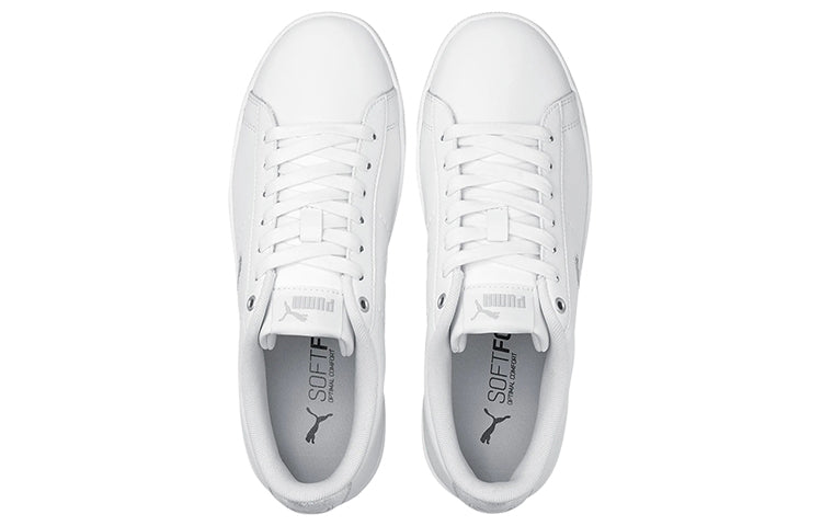(WMNS) PUMA Vikky V2 Cat Metallic Shoes White 375913-01
