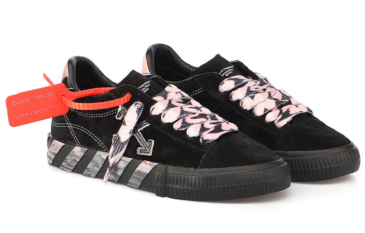 (WMNS) Off-White Low-Top Sports Shoes Black/Pink OWIA178R21LEA0011030