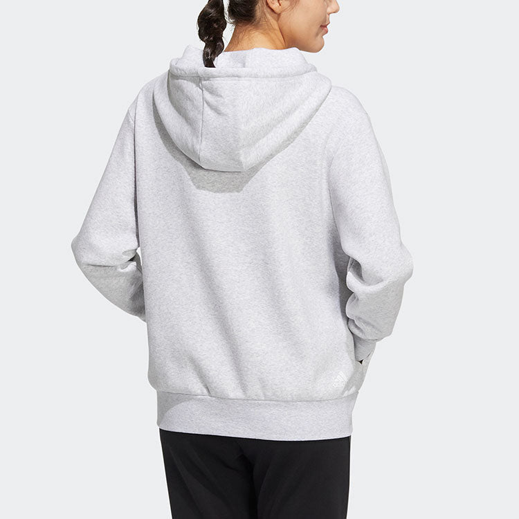 (WMNS) adidas Rs Hoodie Sports Round Neck Pullover Long Sleeves Gray HM7453