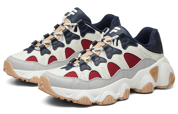 (WMNS) FILA Jagger Low Running Shoes White/Red/Blue F12W041419FWB