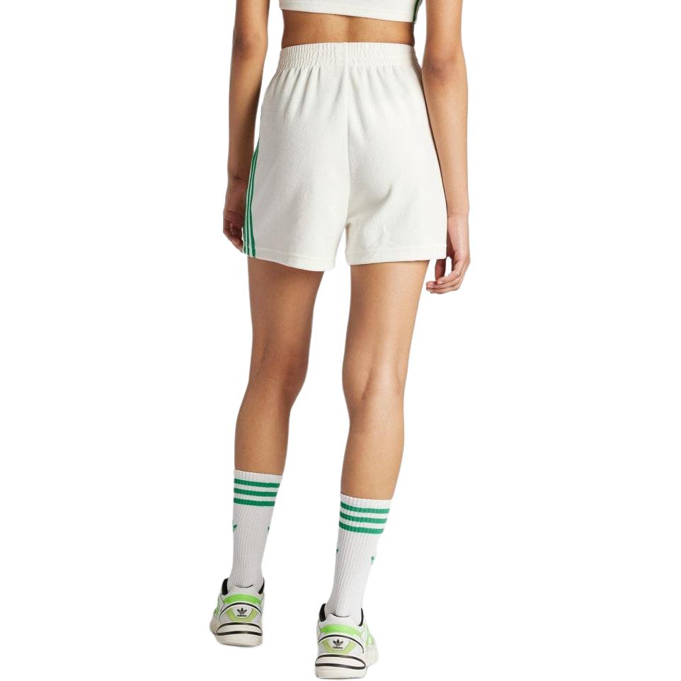 (WMNS) adidas Originals Resort Shorts Asia Sizing 'White Green' JH0617