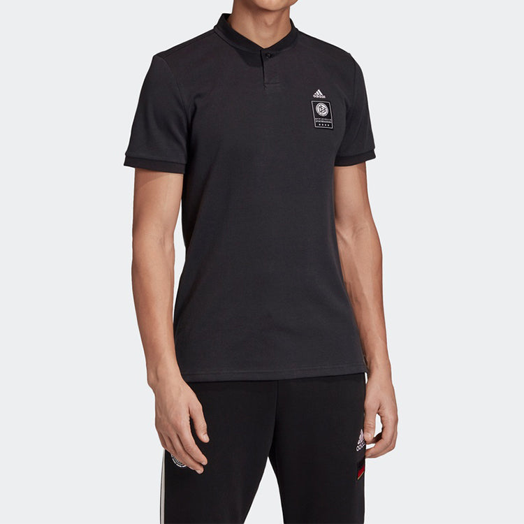 adidas Germany National Team Away Polo Shirt Black FM5577