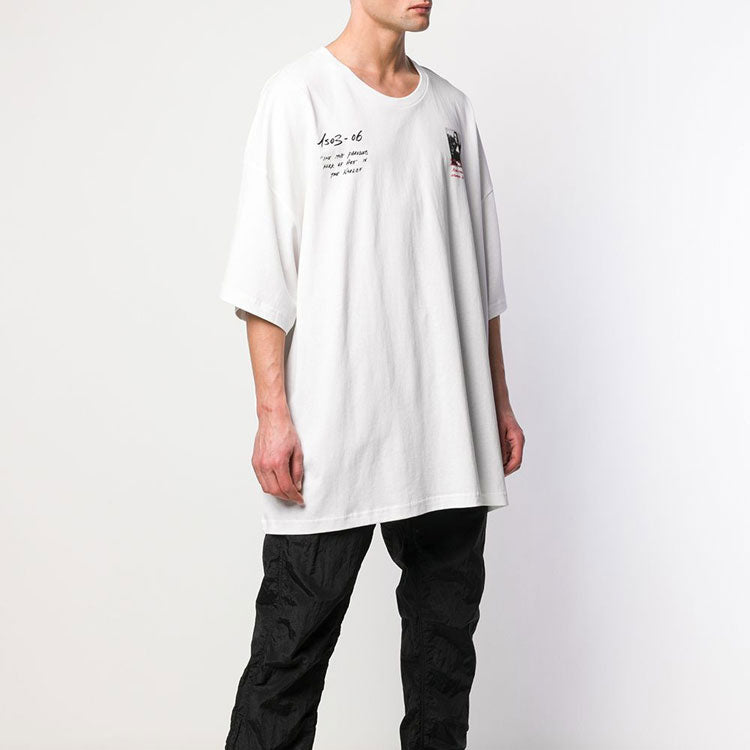 Off-White SS19 Mona Lisa Logo Print Oversize OMAA066S191850050110