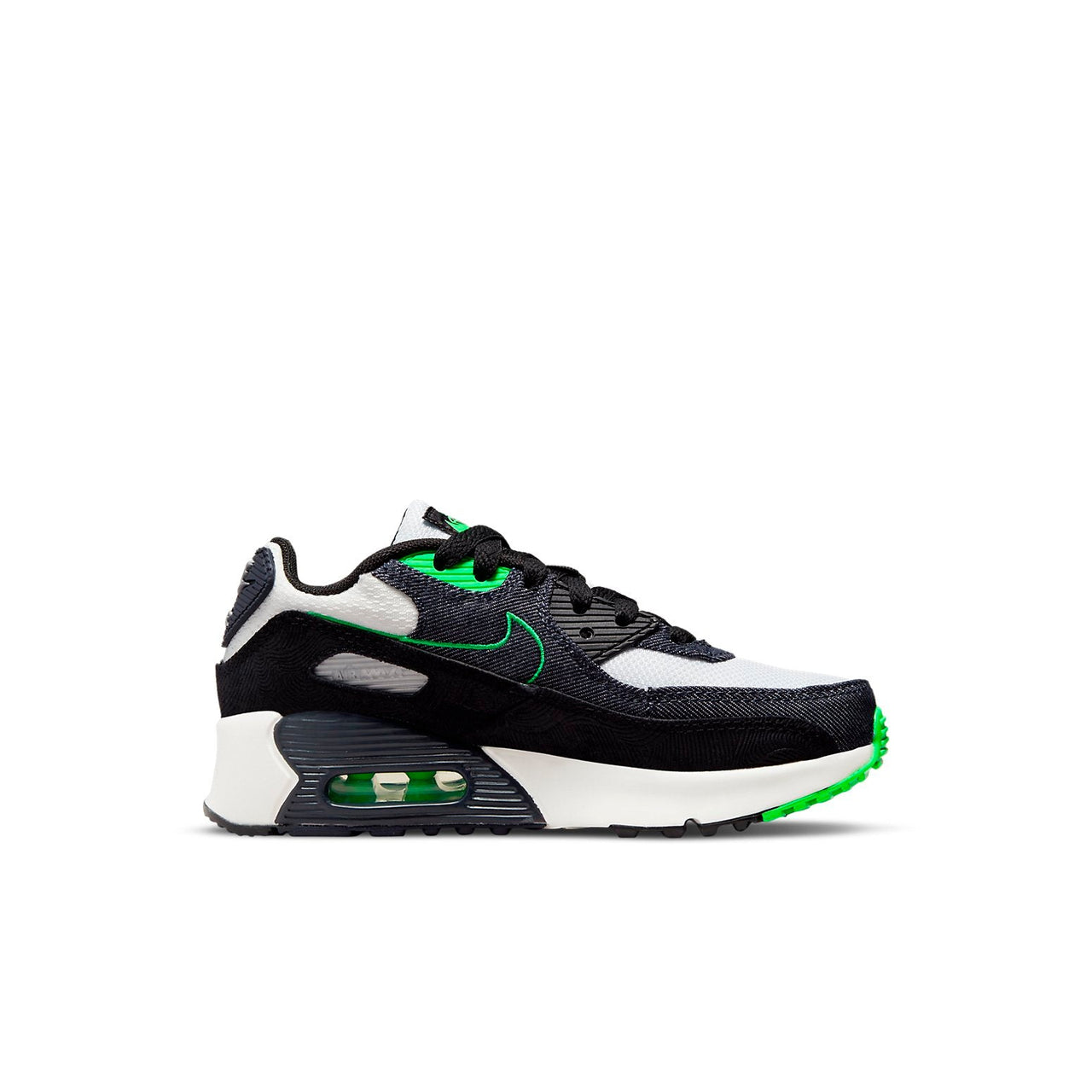 (PS) Nike Air Max 90 Leather SE 'Black Scream Green' DN4377-001