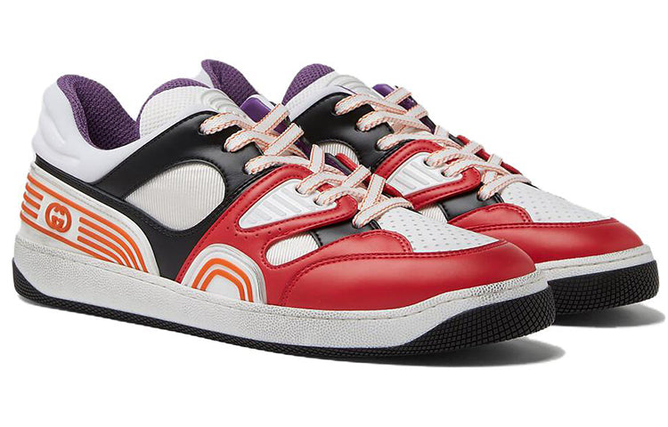 (WMNS) Gucci Basket 'Red White Black' 700291-2SH90-6662