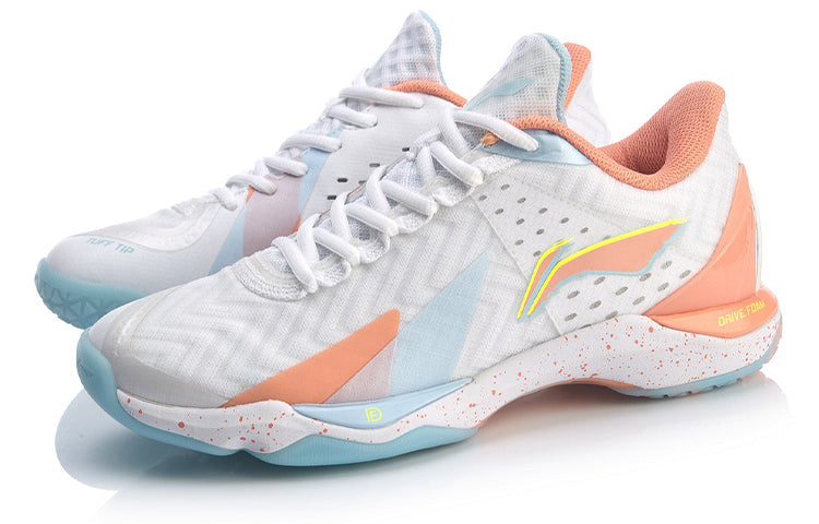 (WMNS) Li-Ning Dagger 3 'White Orange Blue' AYAQ012-1