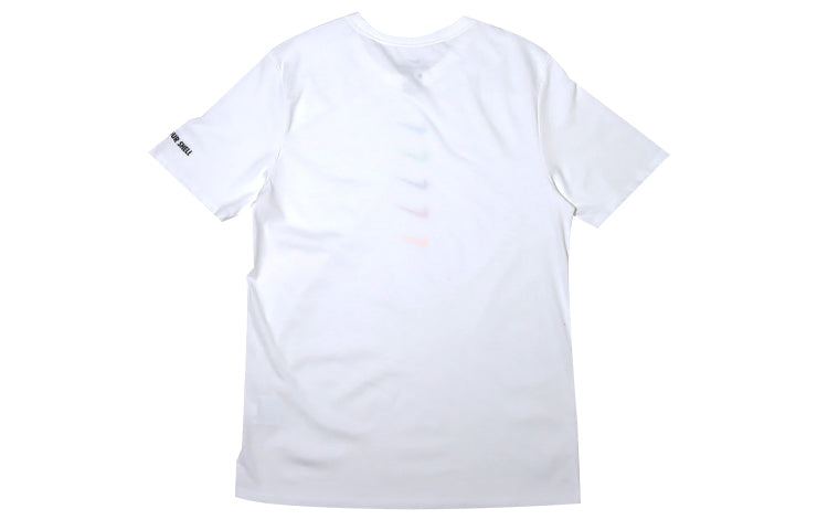 Nike Multicolor Logo Printing Short Sleeve White DH0161-100
