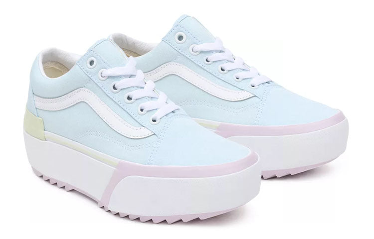 Vans Pastel Old Skool Stacked Low-Top Sneakers Blue/Pink VN0A4U1524D