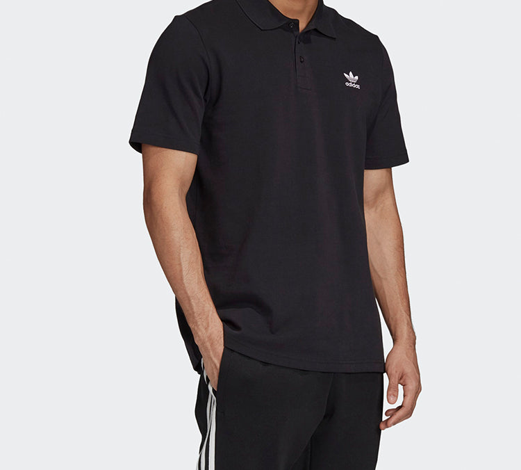 adidas originals Casual Sports Short Sleeve Polo Shirt Black GD2551