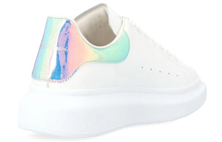 (WMNS) Alexander McQueen Oversized Sneaker 'White Shock Pink' 561726WHVI59375