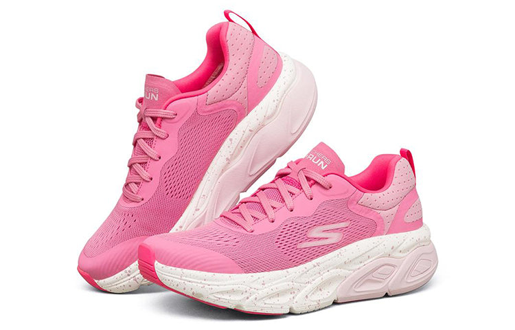 (WMNS) Skechers Max Cushioning Ultimate Low-Top Pink/White 128266-PKMT