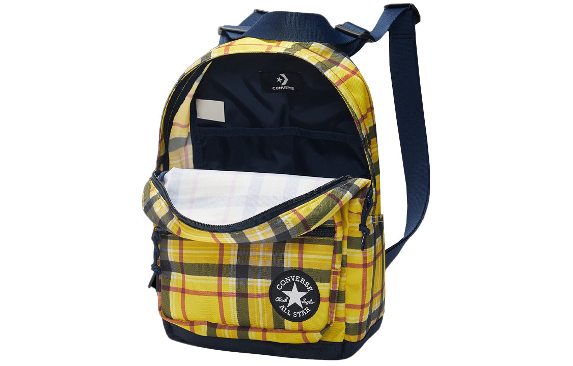 Converse GO LO Plaid Backpack 'Yellow' 10019903-745