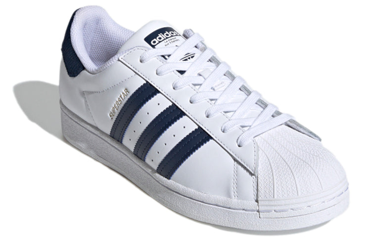 adidas Originals Superstar Shoes 'Cloud White Navy Blue' FZ3560