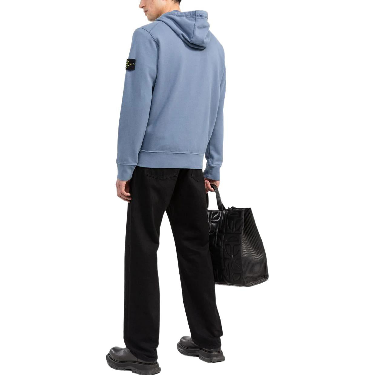 STONE ISLAND Zip Hoody Jacket 'Blue' 771564220-V0024
