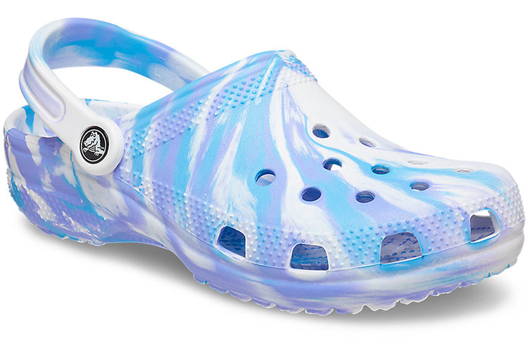 Crocs Classic Clog Marble Beach Sports 'White Blue' 206867-1FK