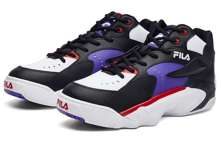 FILA Jamball Mid Sneakers 'Black Purple' F12M041216FFR