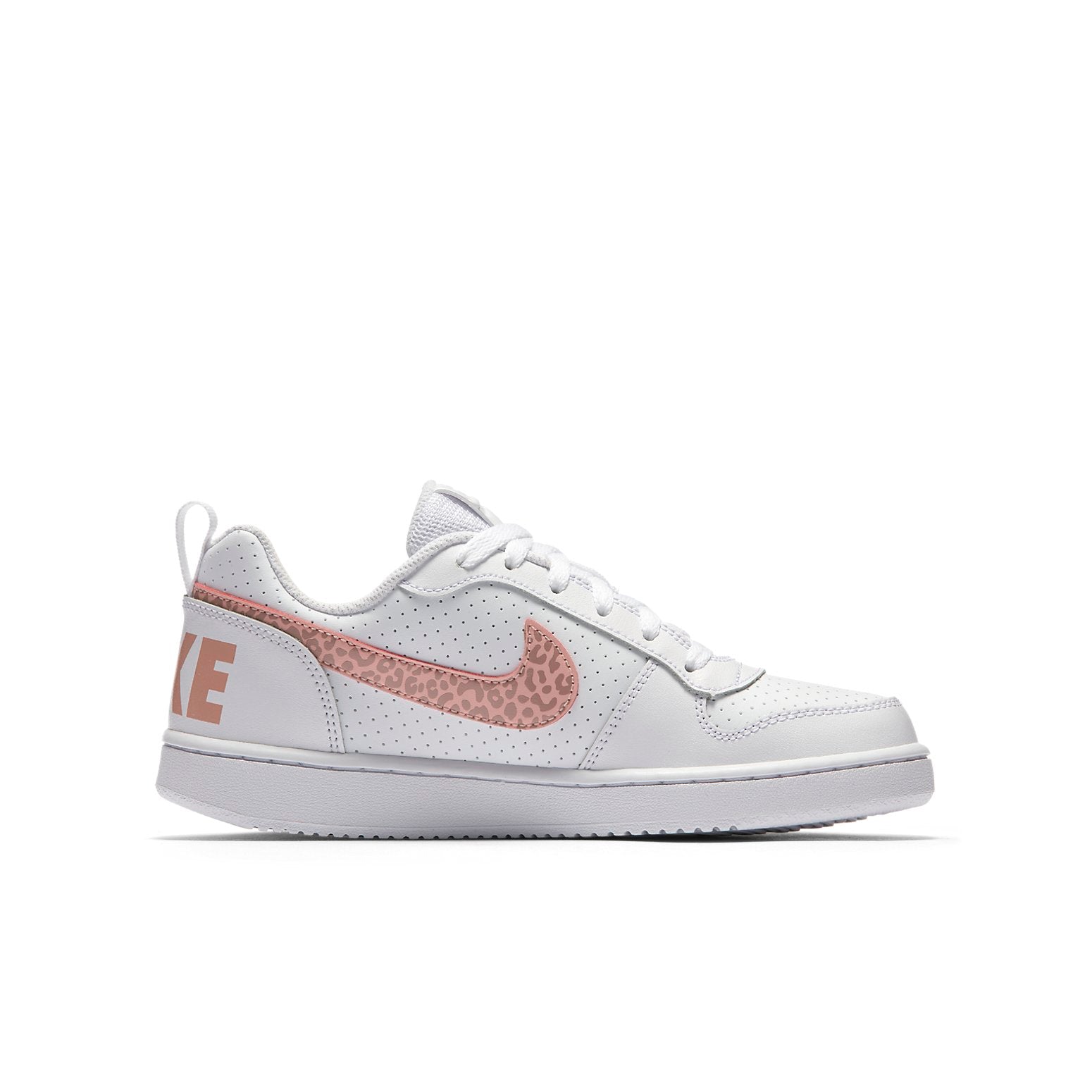 (GS) Nike Court Borough Low 'White Pink' 845104-101