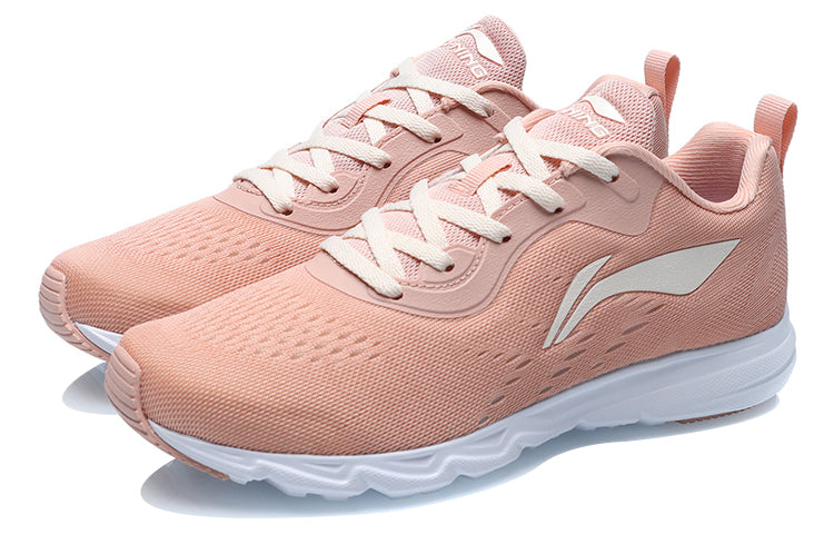 (WMNS) Li-Ning Lightweight Running Shoes 'Rose Pink White' ARBR006-4