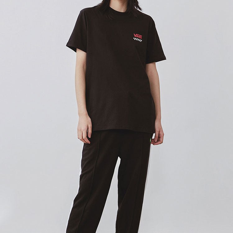 (WMNS) Vans Skateboard Logo Printing Short Sleeve Black VN0A4BRQBLK