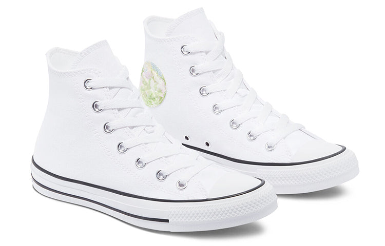 (WMNS) Converse Chuck Taylor All Star High Top 'White Green' 570973C