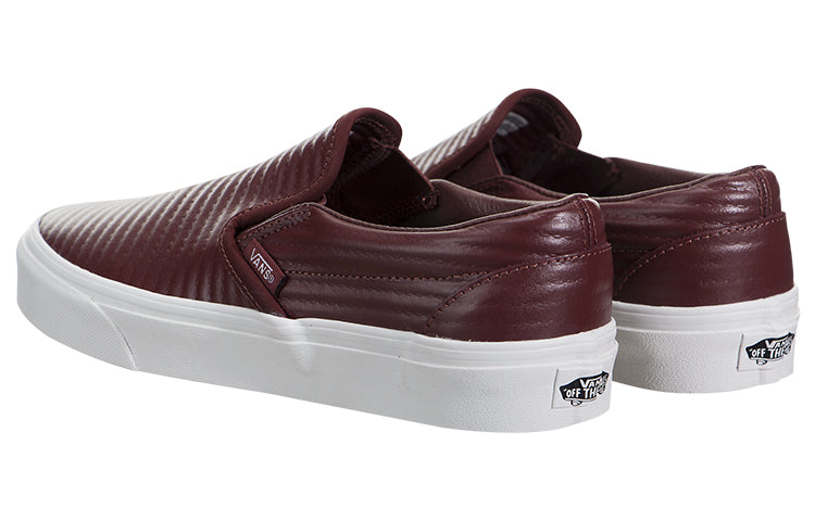Vans Classic Slip-On Leather Red VN0A38F7OGI