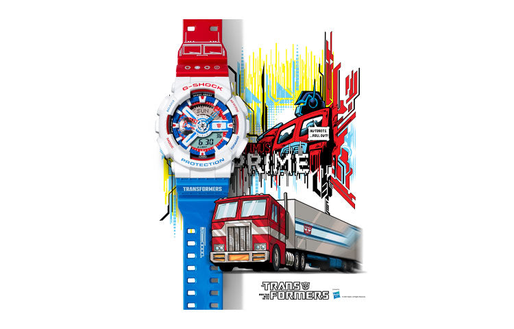 CASIO G-Shock Analog-Digital 'White' GA-110OPT22-7BPFT