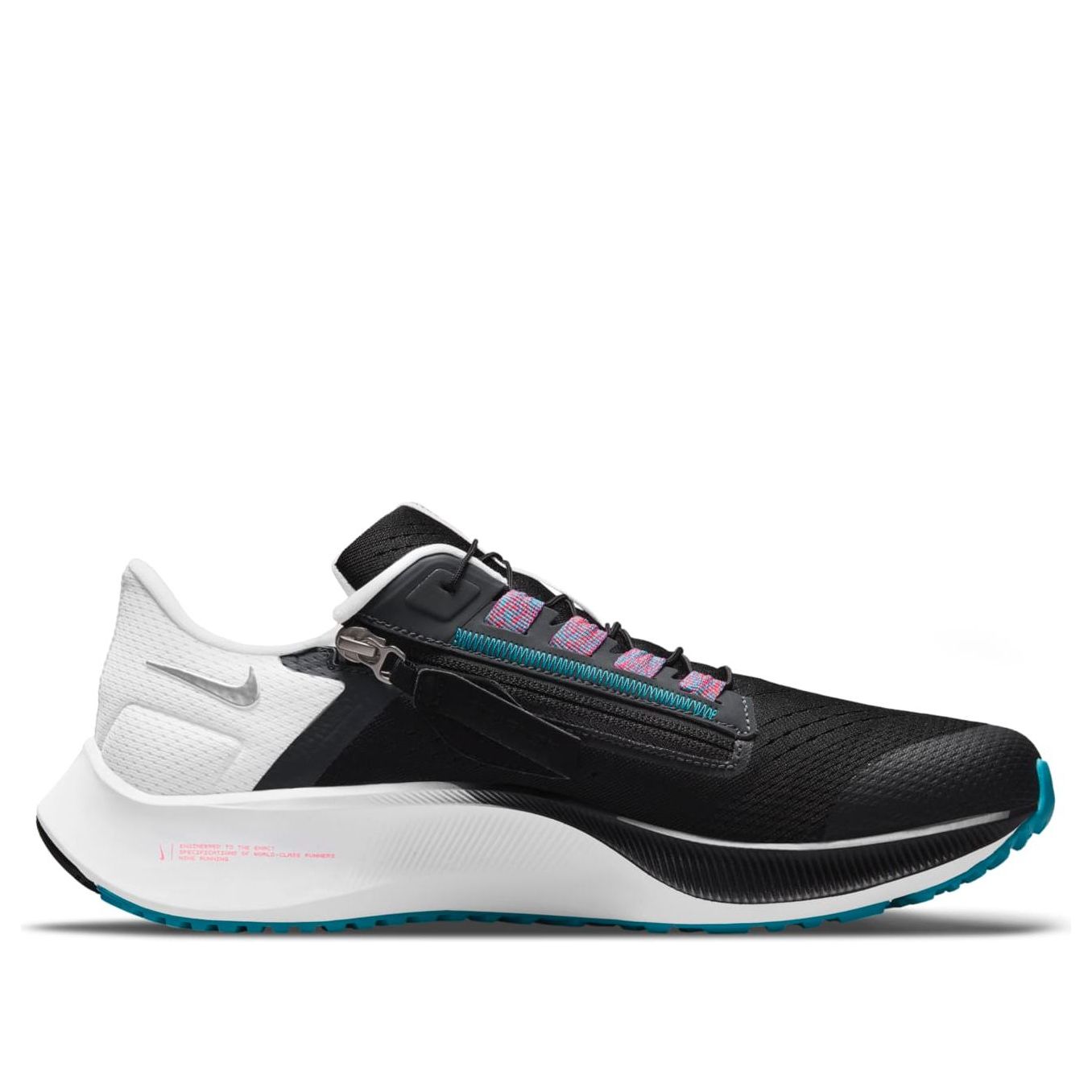 Nike Air Zoom Pegasus 38 FlyEase 'Black Metallic Silver' DA6674-002