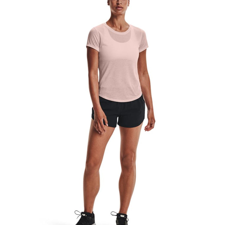 (WMNS) Under Armour Streaker Causual T-Shirts 'Pink' 1361371-685