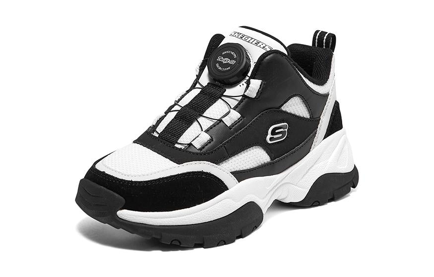 (GS) Skechers Kozmiks 'Black White' 302528L-BKW