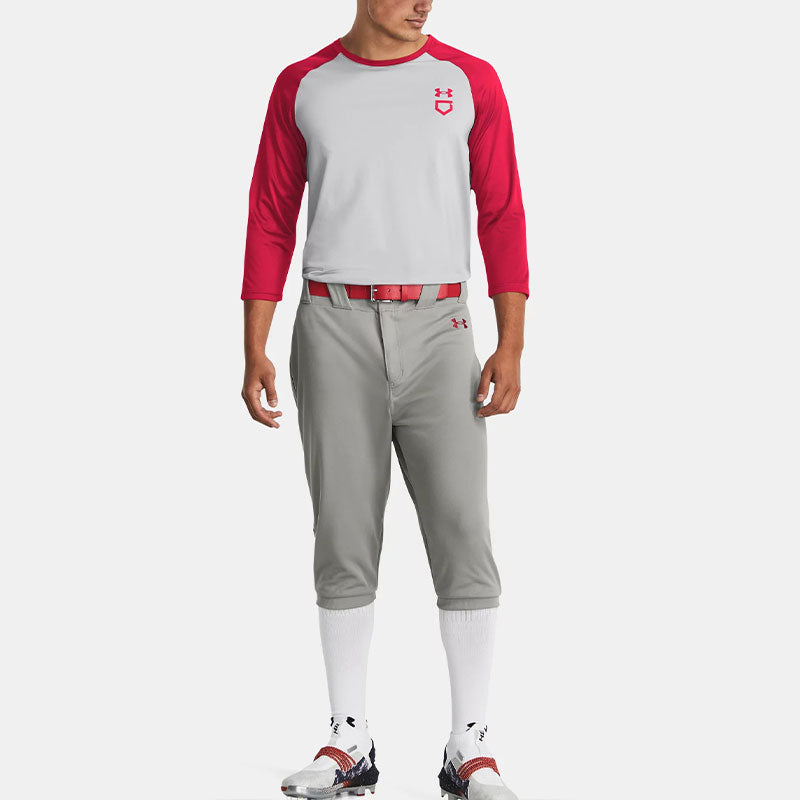 Under Armour Vanish Piped Knicker Pants 'Grey Red' 1378697-077