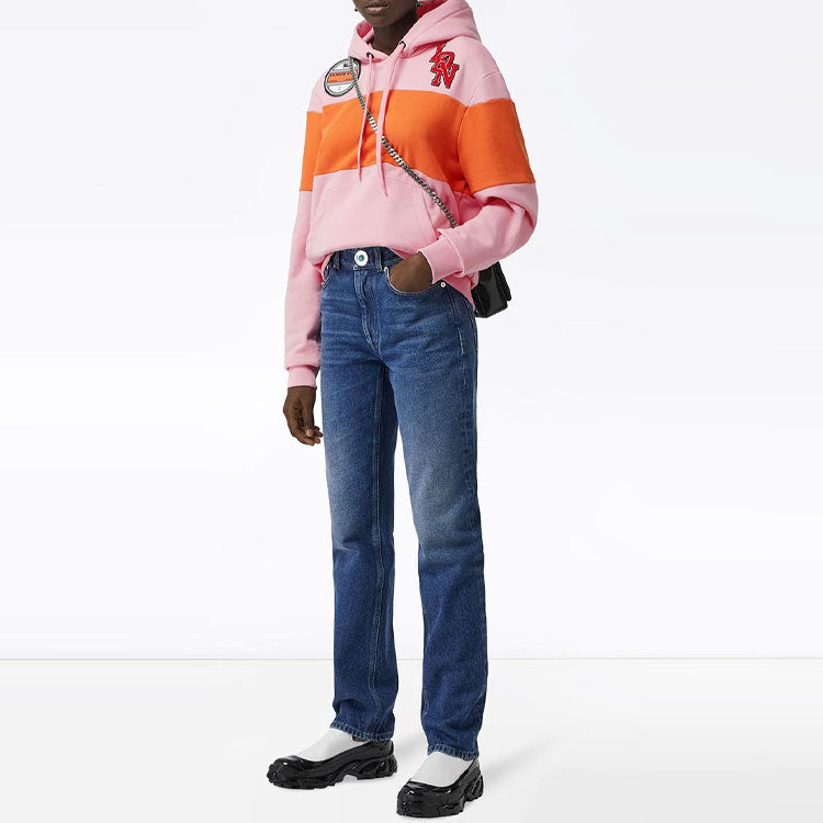(WMNS) Burberry SS21 Hoodie Pink/Orange 80218641