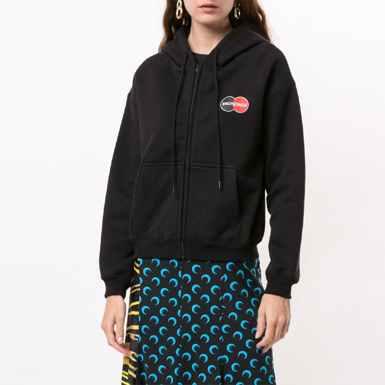 Balenciaga Uniform Hooded Jacket Black 620939TIV801000
