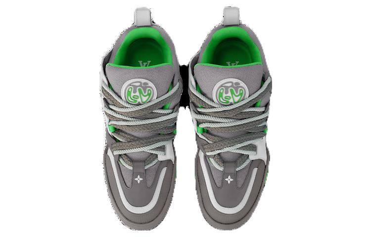 (WMNS) LOUIS VUITTON Skate Sneakers 'Grey Green' 1ABZ4P