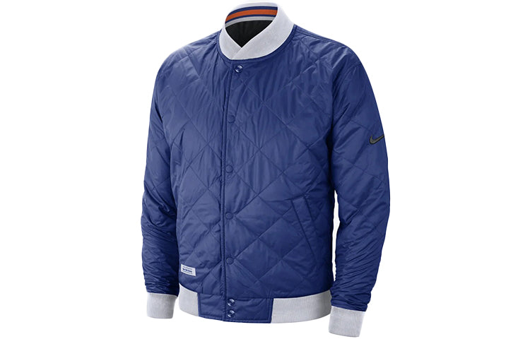 Nike New York Knicks Courtside Men's Nike NBA Reversible Jacket Black/Blue AV6592-010