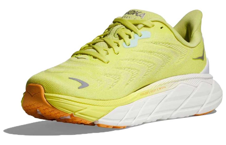 (WMNS) HOKA ONE ONE Arahi 6 'Citrus Glow White' 1123194-CGWHT