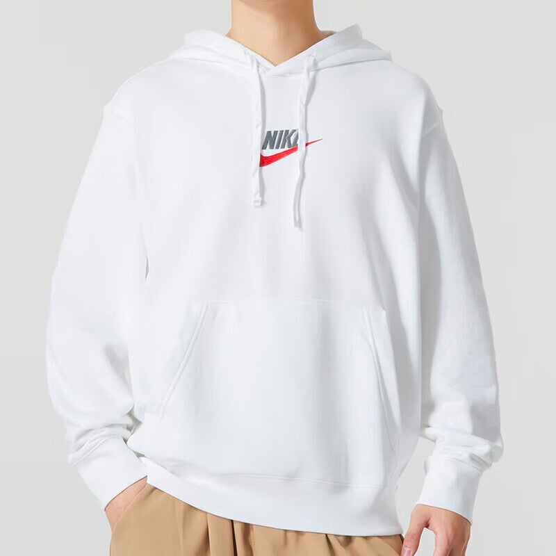 Nike Club Pullover Hoodie 'White' FB7789-100