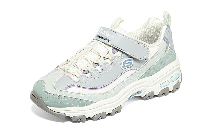 (GS) Skechers D'Lites 'Light Blue White' 302526L-WLB