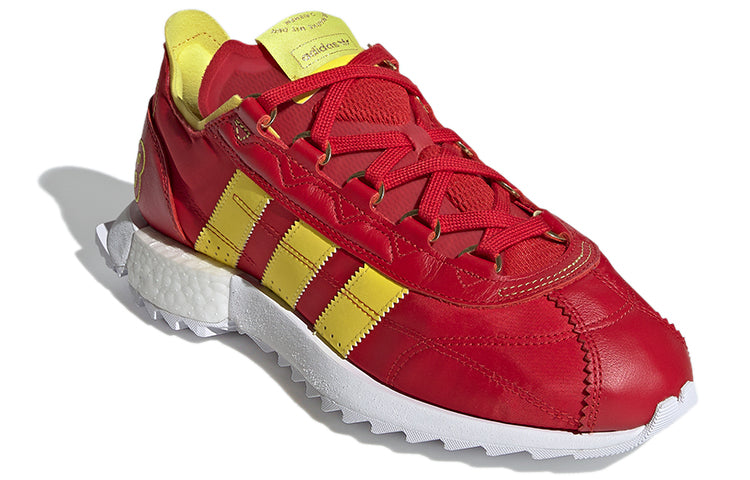 (WMNS) adidas originals SL 7600 Running Shoes Red/Yellow FX3834