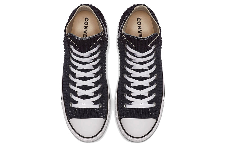 Converse Chuck Taylor All Star Wide Wale Cord High Top 'Black White' 165146C